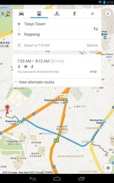 谷歌地图截图